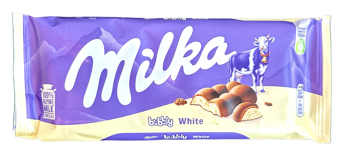 Milka Bubbly White Chocolate 3.35 oz