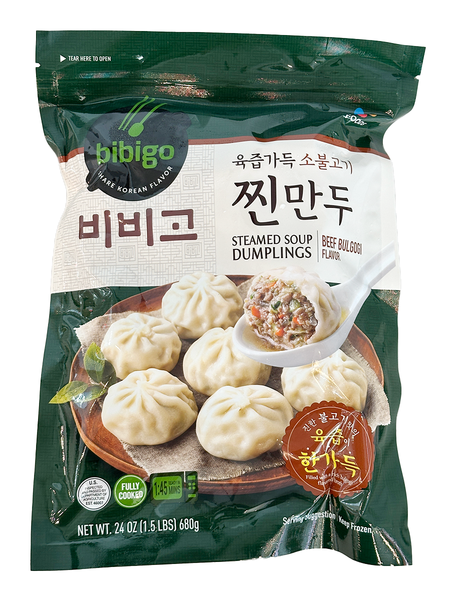 Bibigo Steamed Soup Dumplings Beef Bulgogi 24 oz