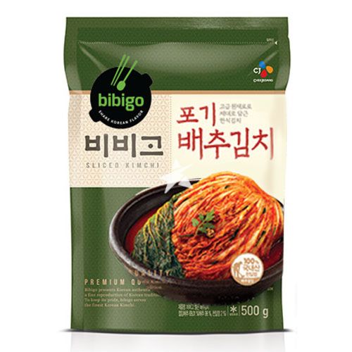 Bibigo Poggi Cabbage Kimchi Sliced 500 g