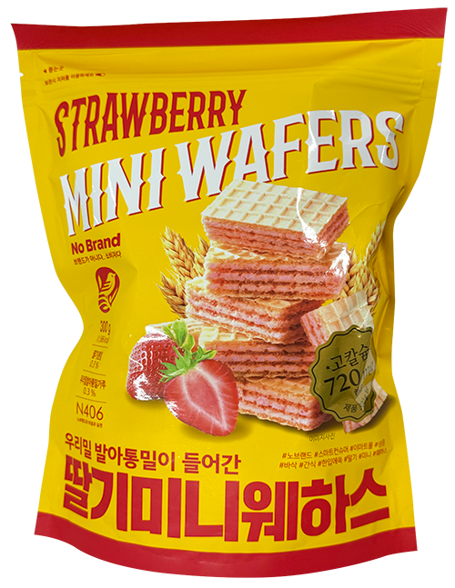 No Brand Strawberry Mini Wafers 300 g