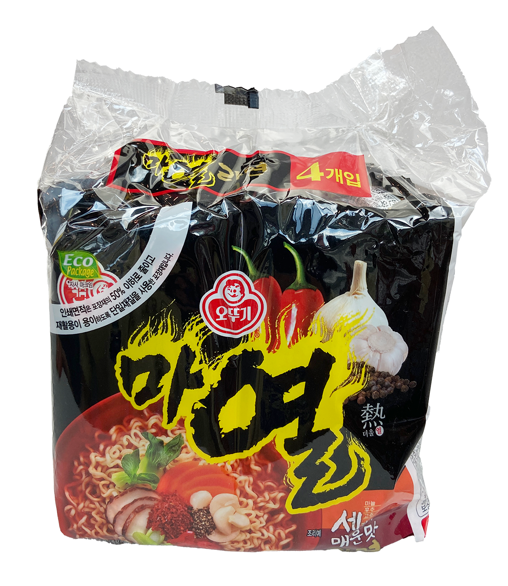 Ottogi Mayeul Spicy Ramen 4 Pack