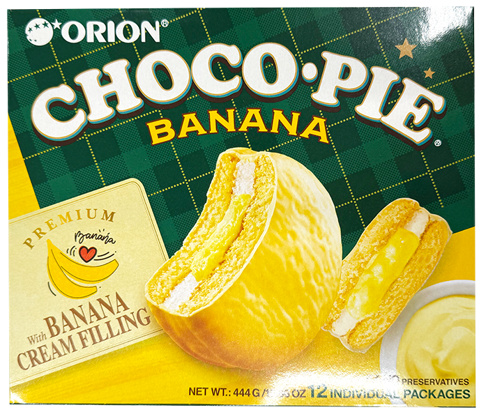 Orion Choco Pie Banana 12 Pack