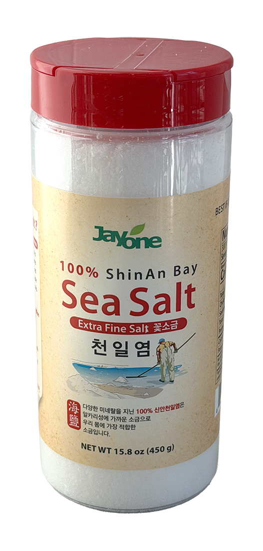 Jayone 100% ShinAn Bay Sea Salt Extra Fine 15.8 oz