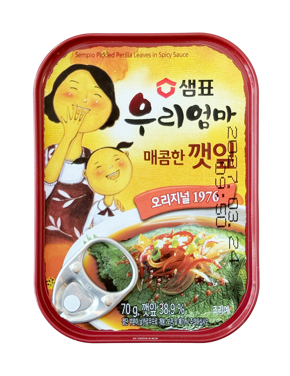Sempio Pickled Perilla Leaves in Spicy Sauce 70 g