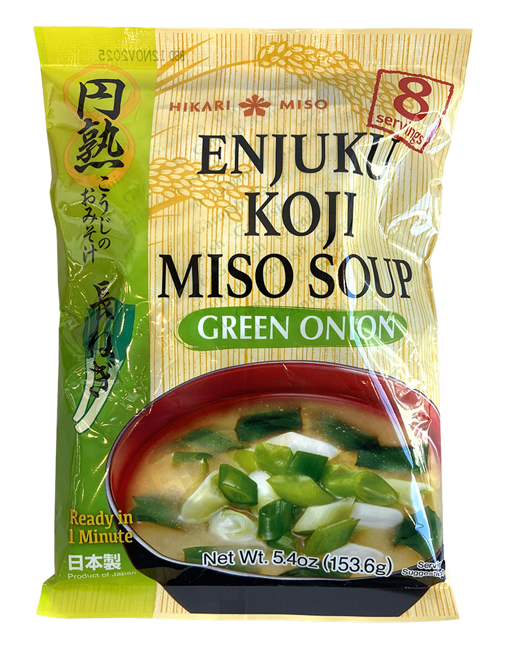 Hikari Miso Enjuku Koji Miso Soup Green Onion 5.4 oz
