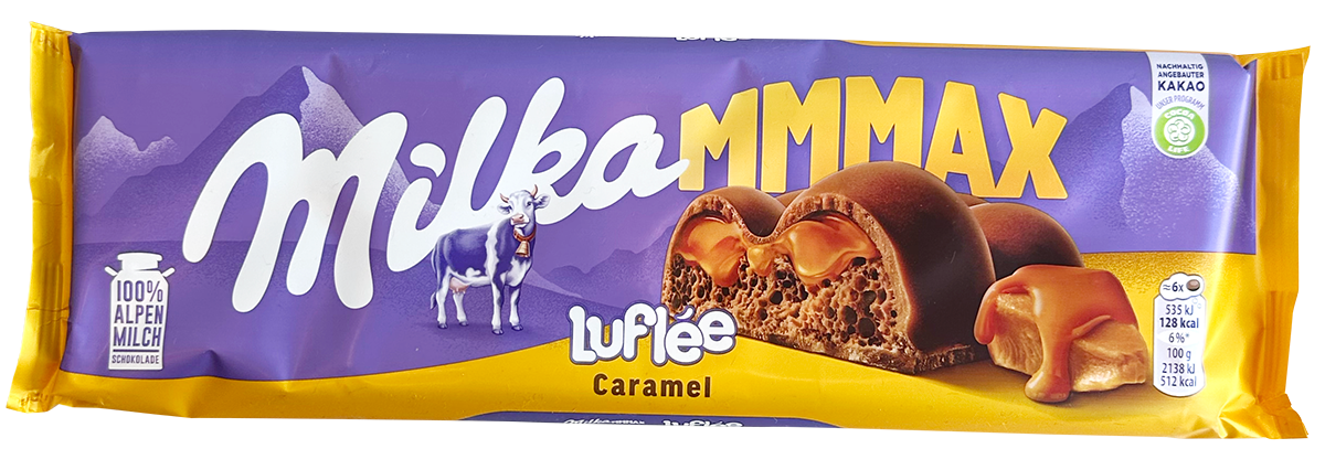Milka Mmmax Luflee Caramel Chocolate 8.8 oz
