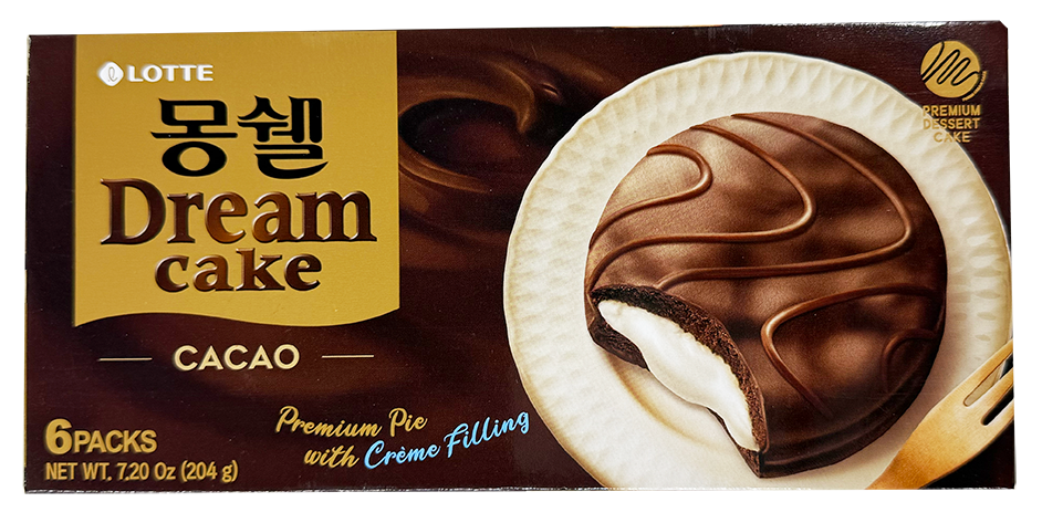 Lotte Mon Cher Dream Cake Cacao 6 Pack