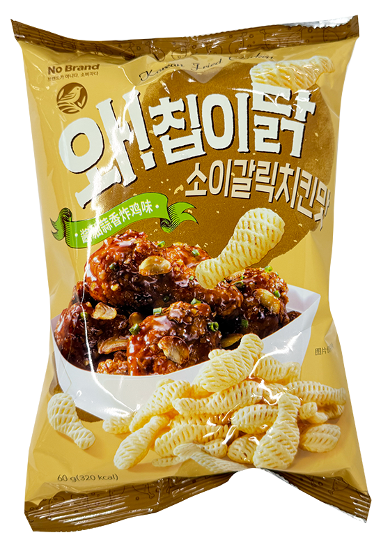 No Brand Korean Fried Chicken Soy Garlic Chips 60 g