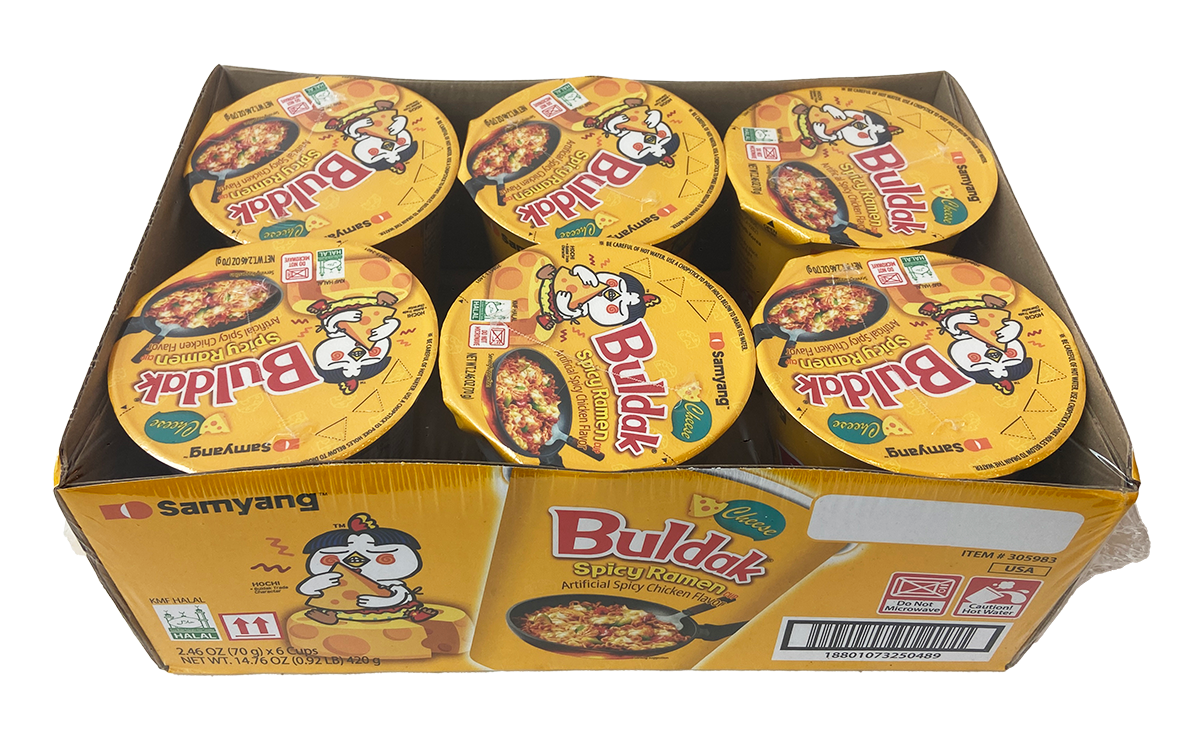 Samyang Buldak Spicy Ramen Cup 6 Pack