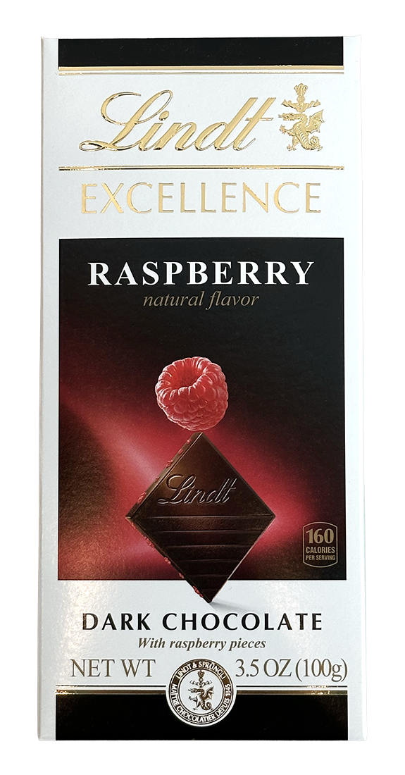Lindt Excellence Dark Chocolate Raspberry 3.5 oz