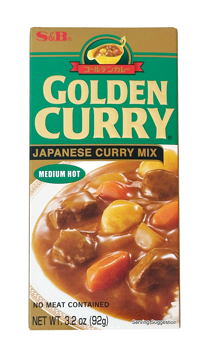 ※S&P CURRY S&B Golden Curry Japanese Curry Mix Medium Hot 3.2 oz
