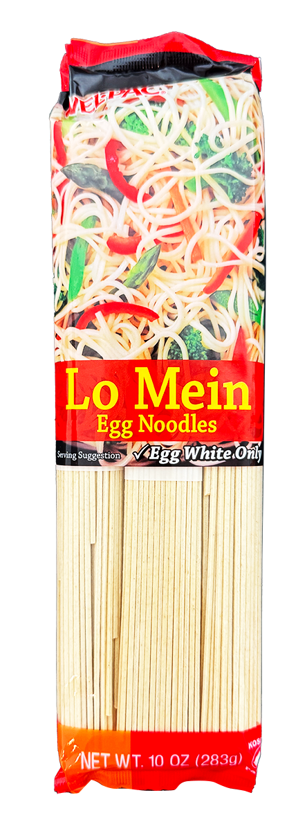 Wel-Pac Lo Mein Egg Noodles Egg White Only 10 oz