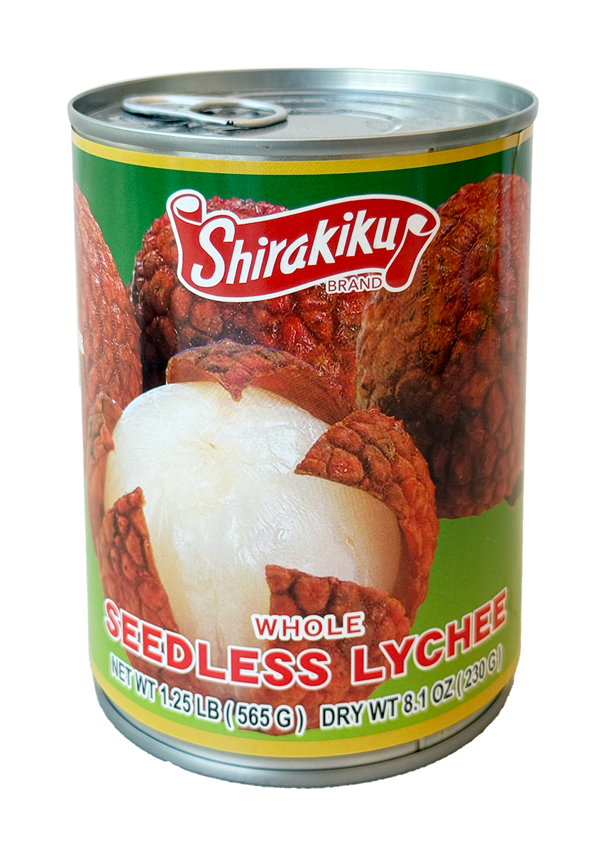 Shirakiku Whole Seedless Lychee 1.25 lb