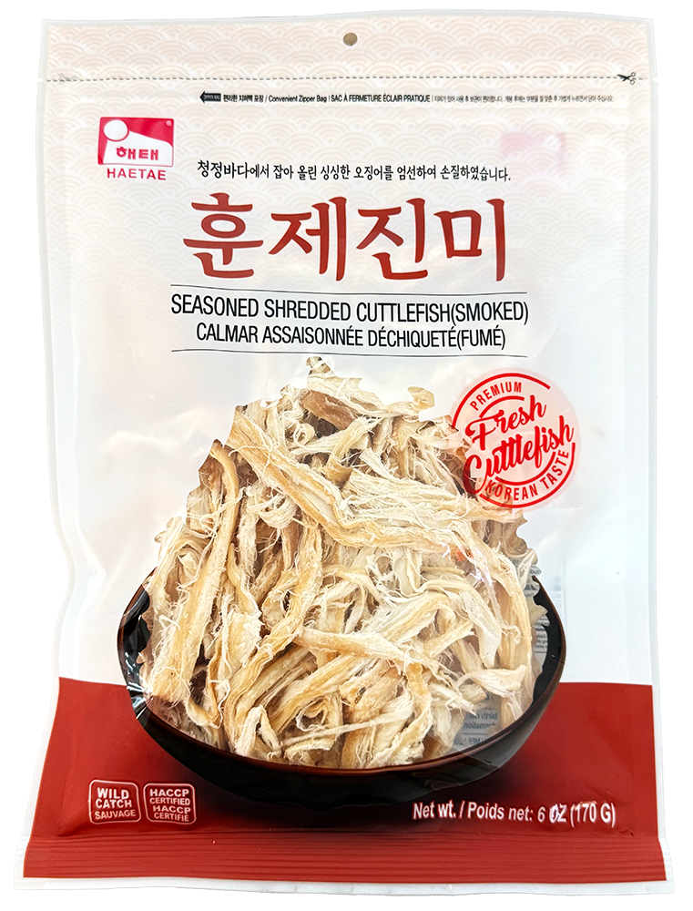 Haetae Seasoned Shredded Cuttlefish Smoked 6 oz