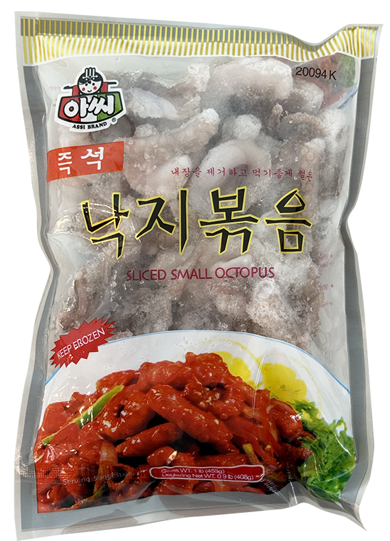 Assi Sliced Small Octopus 1 lb