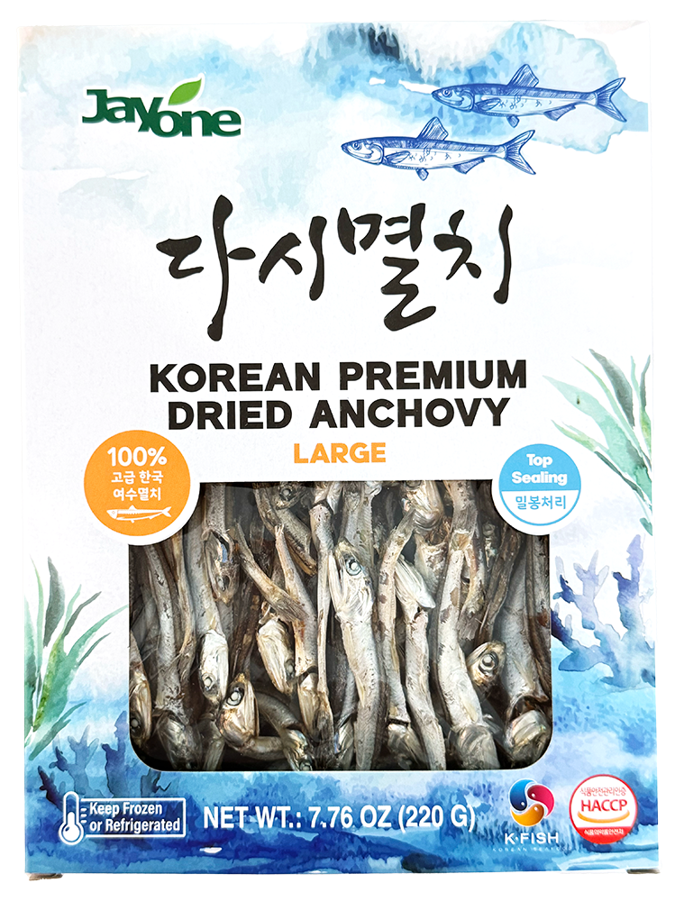 Jayone Korean Premium Dried Anchovy Large 7.76 oz