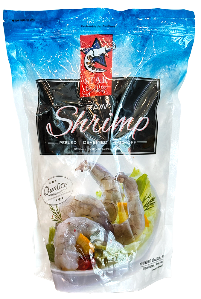 Star Feast Raw Shrimp Peeled 32 oz