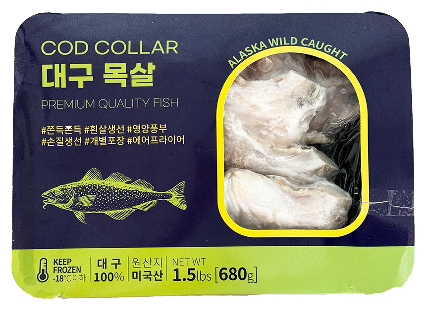 Alaska Wild Caught Cod Collar 1.5 lb