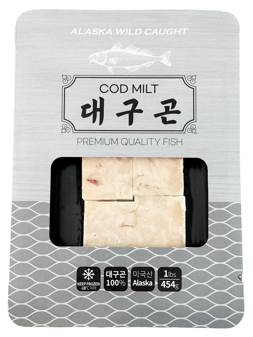 Alaska Wild Caught Cod Milt 1 lb