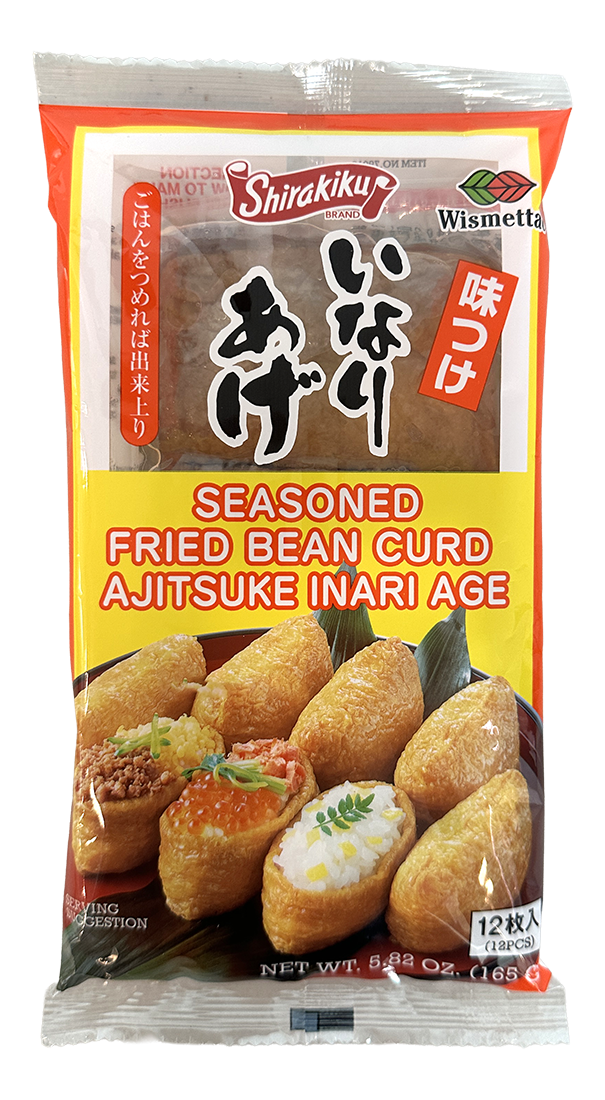 Shirakiku Seasoned Fried Bean Curd Ajitsuke Inari Age 5.82 oz