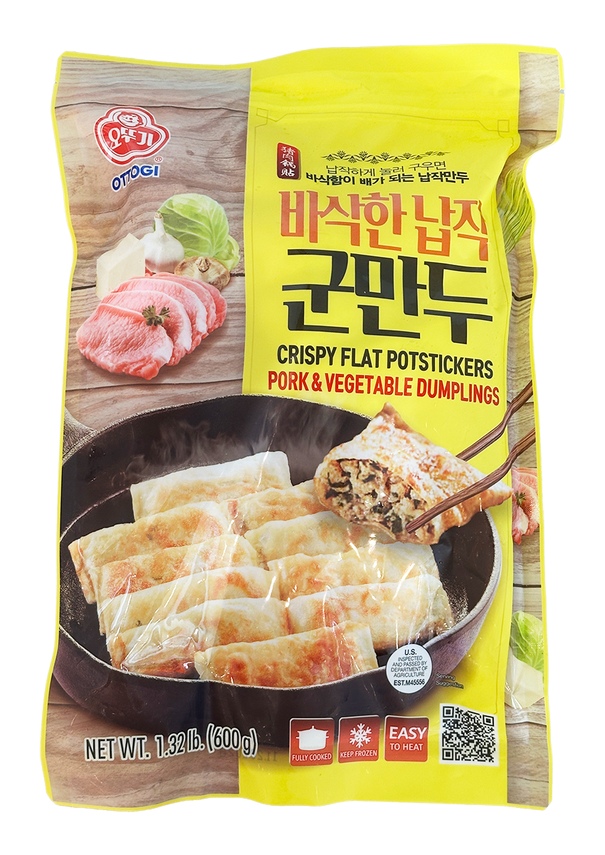 Ottogi Crispy Flat Potstickers Pork & Vegetables 1.32 lb