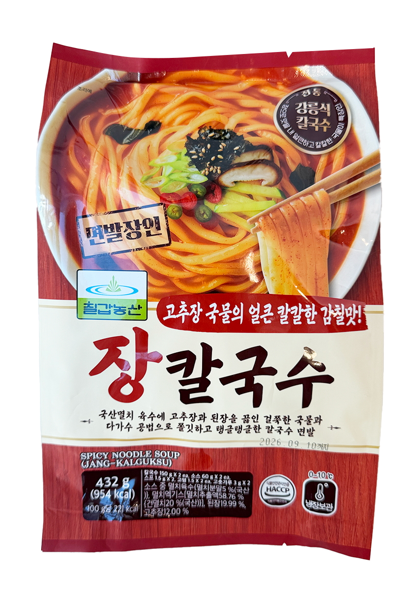Chilkab Spicy Noodle Soup Kalguksu 432 g