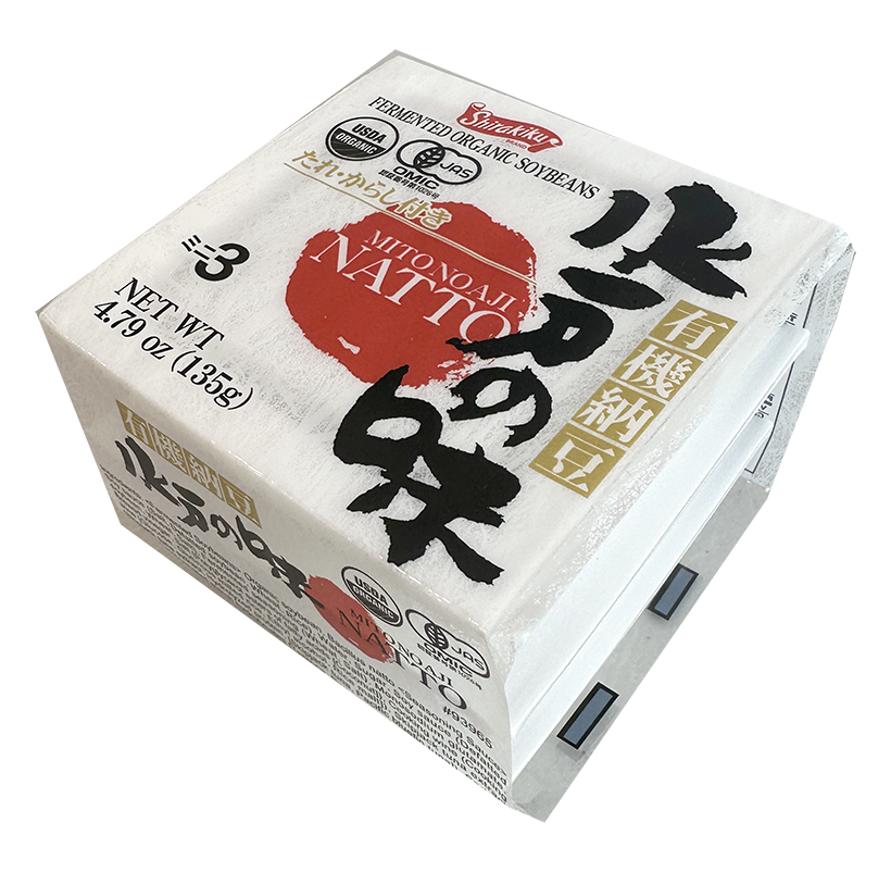 Shirakiku Fermented Organic Soybeans Mito Noaji Natto 4.79 oz 3 Pack