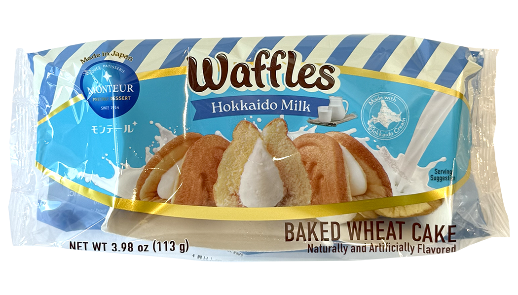 Monteur Waffles Hokkaido Milk 3.98 oz