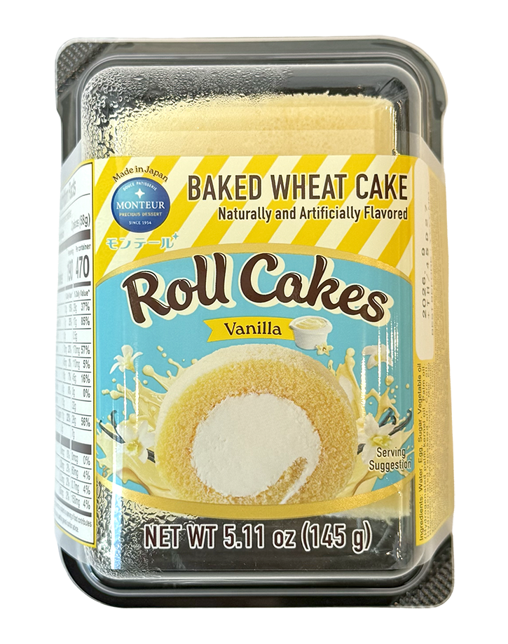 Monteur Roll Cakes Vanilla 5.11 oz