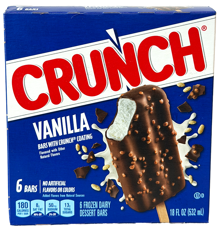 Crunch Vanilla Bars with Crunch 6 Bars