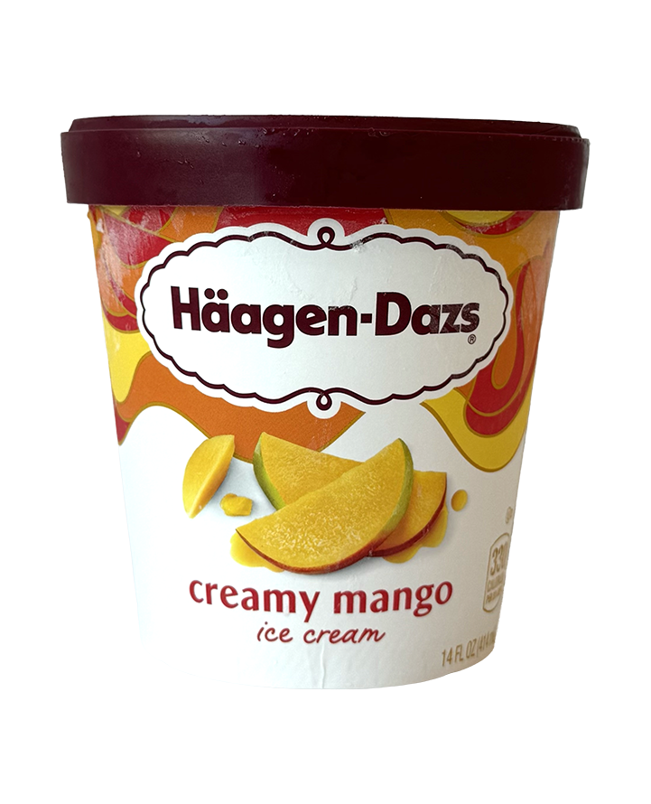 Haagen-Dazs Creamy Mango Ice Cream 14 oz