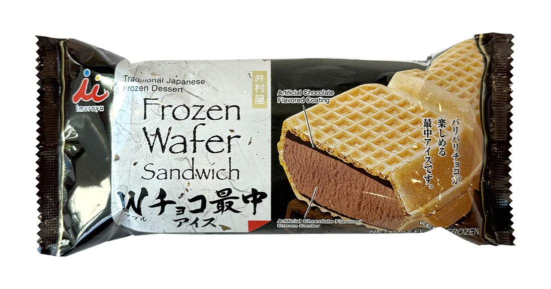 Imuraya Frozen Wafer Sandwich Chocolate 5.07 oz