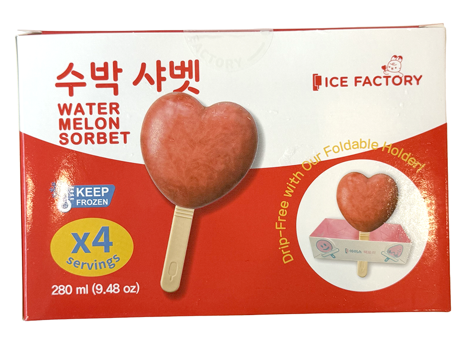 Ice Factory Water Melon Sorbet 4 Bars
