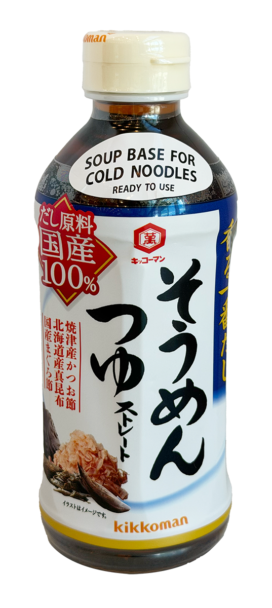Kikkoman Soup Base for Cold Noodles Somen Tsuyu 17 oz