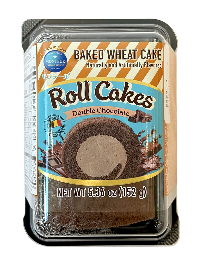Monteur Roll Cakes Double Chocolate 5.36 oz