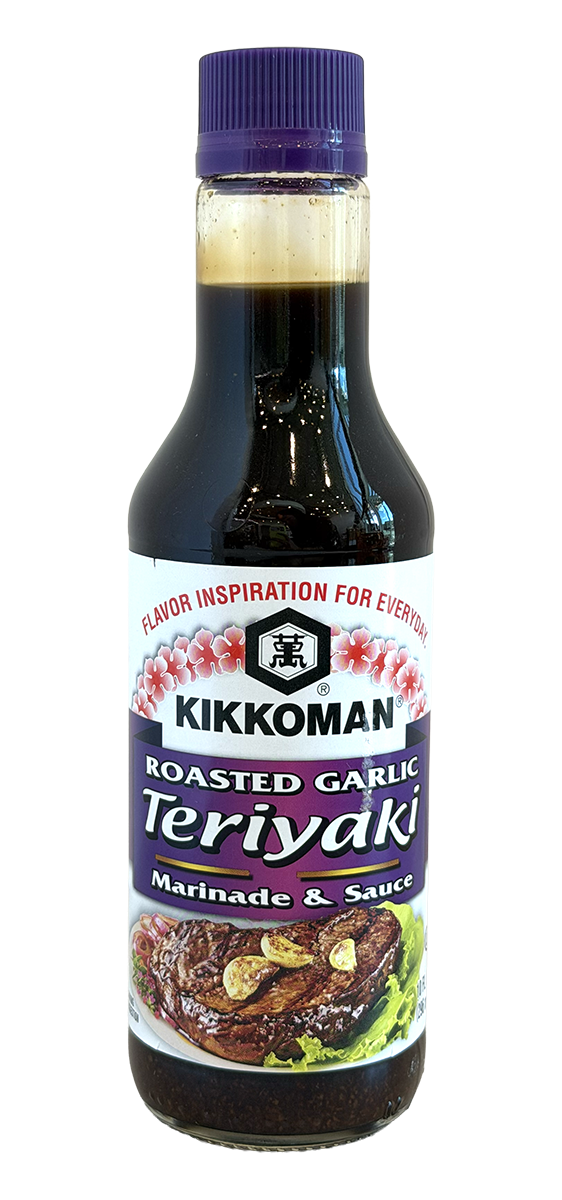 Kikkoman Roasted Garlic Teriyaki Marinade & Sauce 10 oz