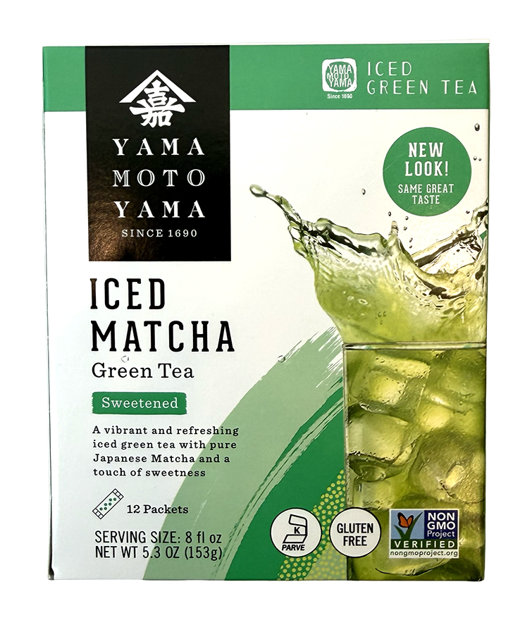 Yamamotoyama Iced Matcha Green Tea Sweetened 12 Stick