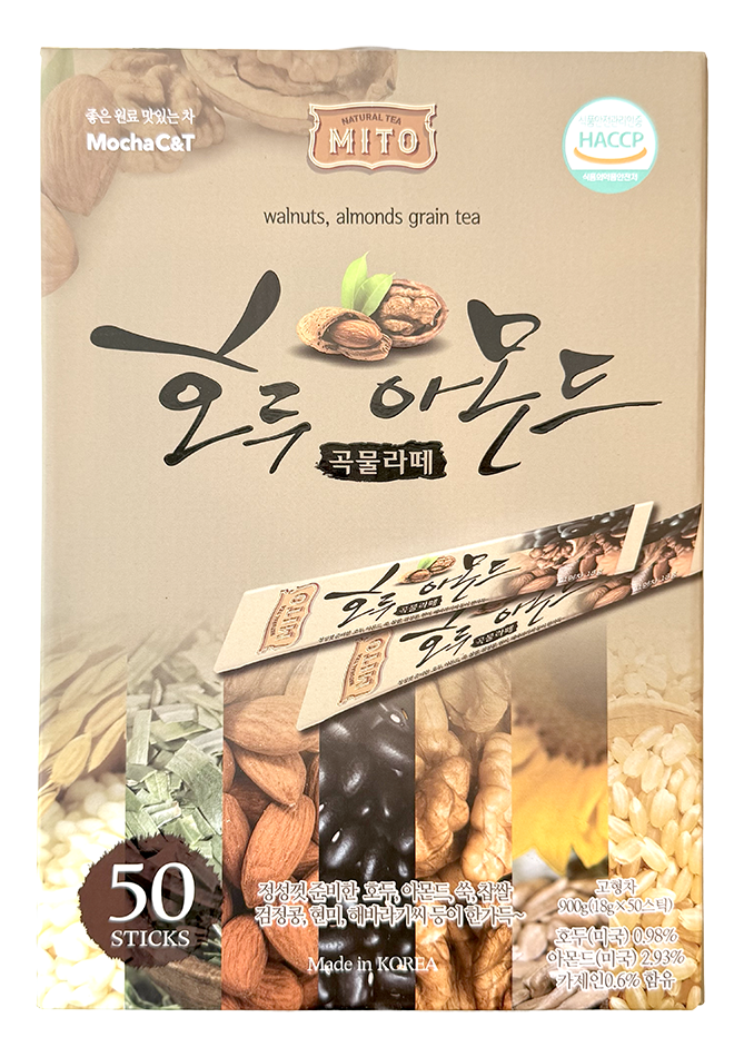 MochaC&T Mito Walnuts Almonds Grain Tea 50 Stick