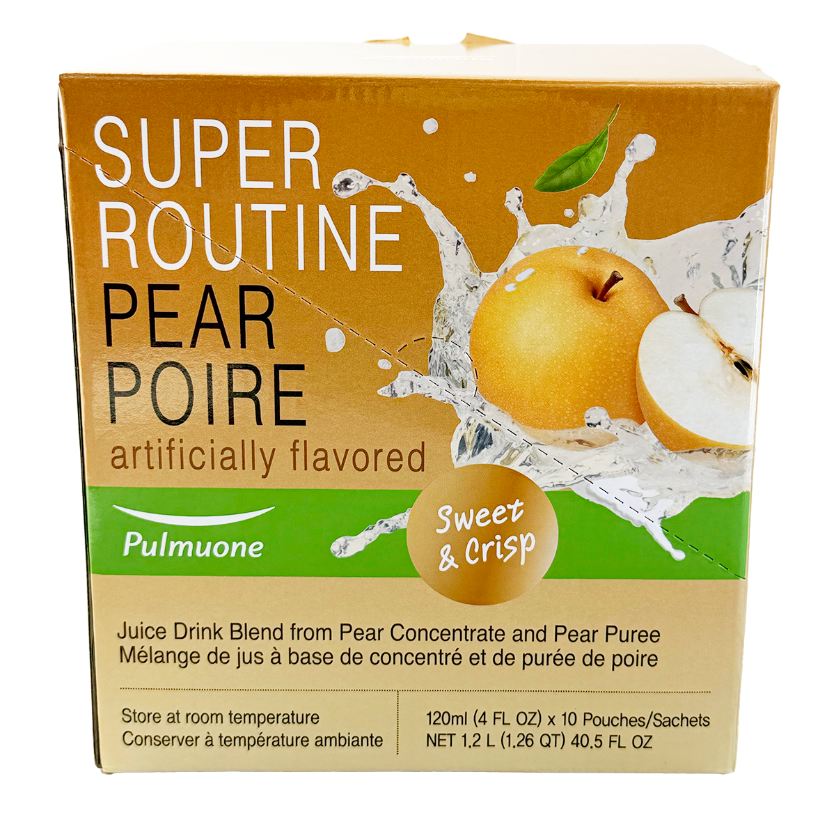 Pulmuone Super Routine Pear Juice Drink 10 Pack