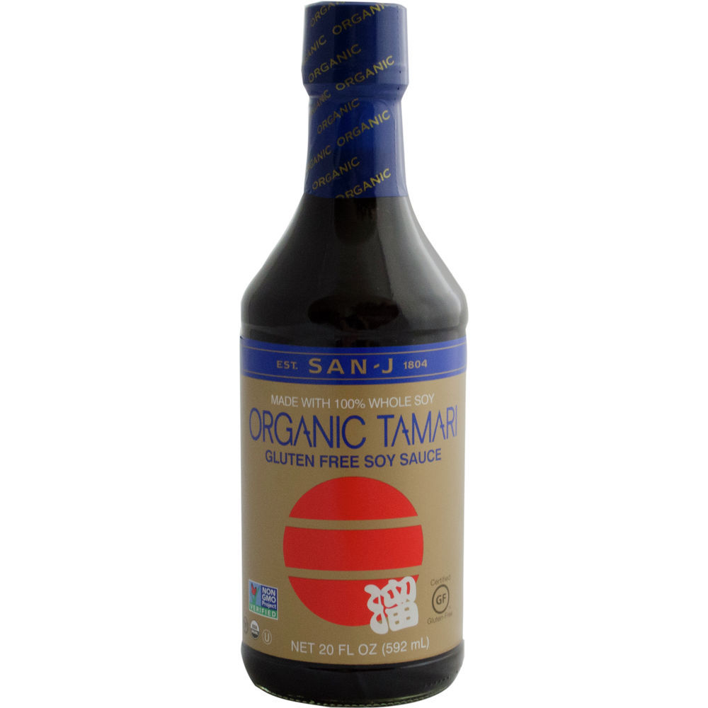 San-J Organic Tamari Gluten Free Soy Sauce 20 oz