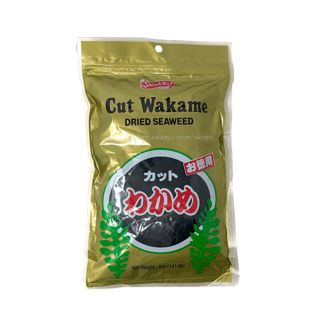 Shirakiku Cut Wakame Dried Seaweed 5 oz