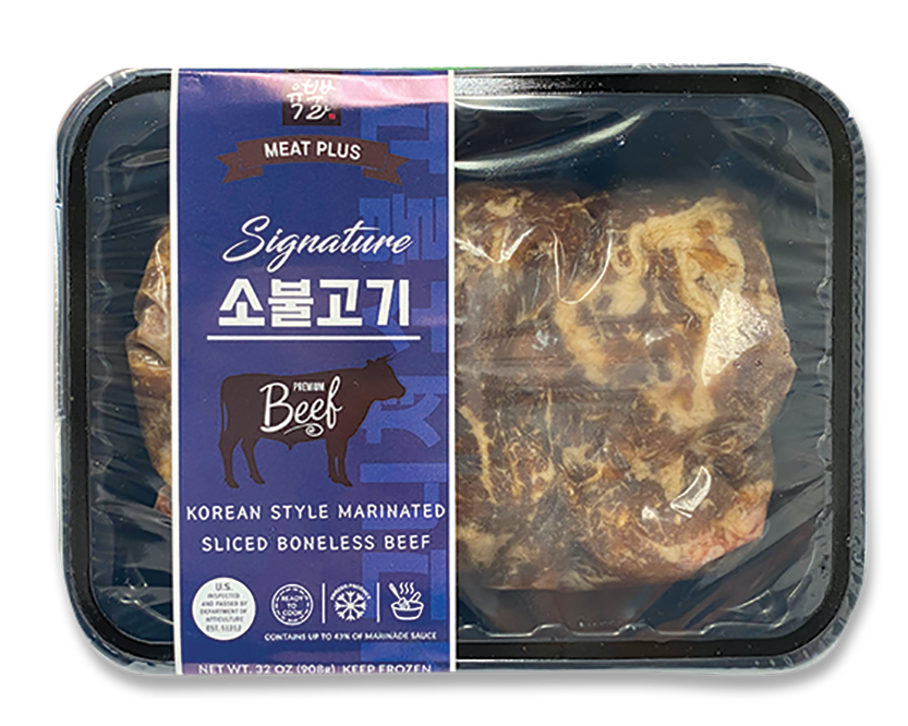 Korean Style Marinated Sliced Boneless Beef 32 oz