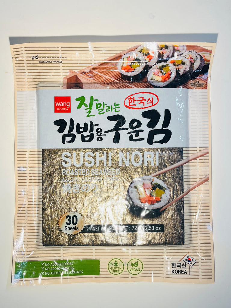 Wang Korea Sushi Nori Roasted Seaweed 2.53 oz