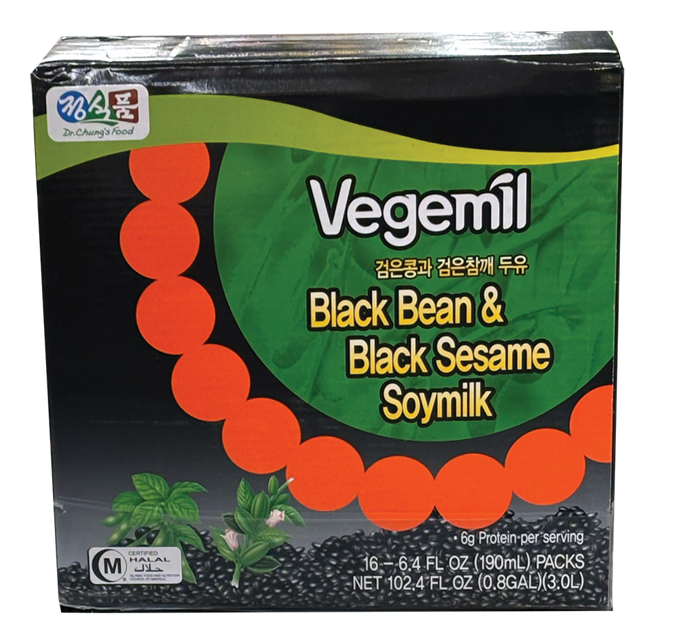Vegemil Black Bean & Black Sesame Soymilk 16 Pack