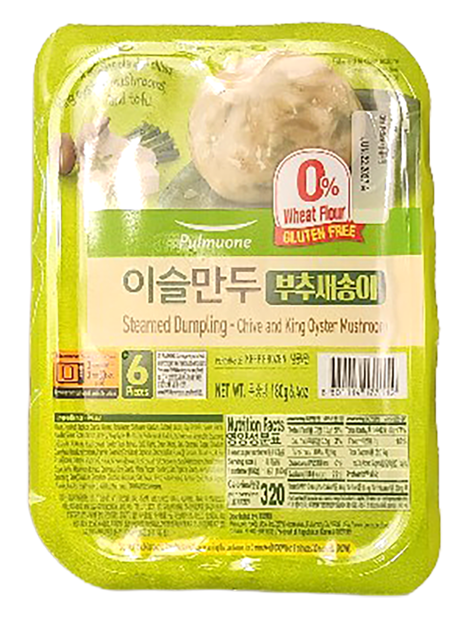 Pulmuone Chive and King Oyster Mushroom Dumpling 6.4 oz