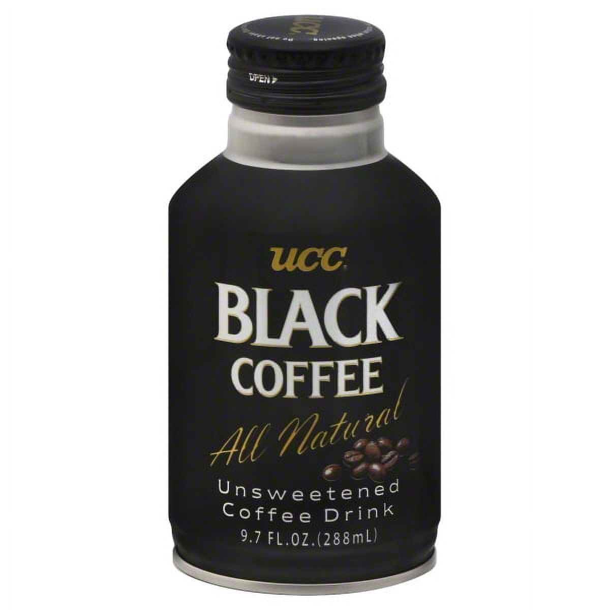 UCC Black Coffee Unsweetened 9.7 oz