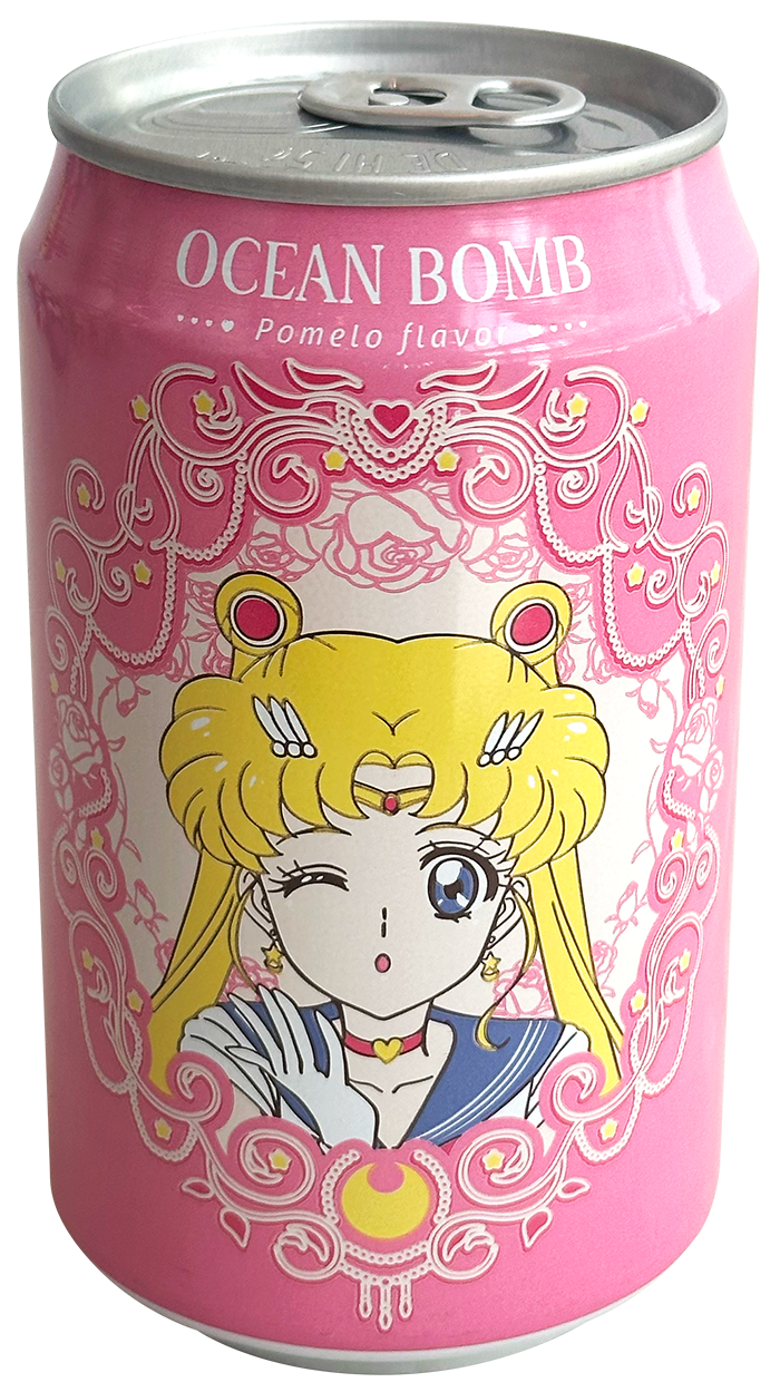 Ocean Bomb Sailor Moon Sparkling Pomelo 330 mL