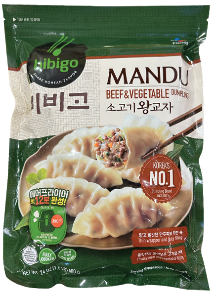 Bibigo Mandu Beef and Vegetable Dumpling 24 oz