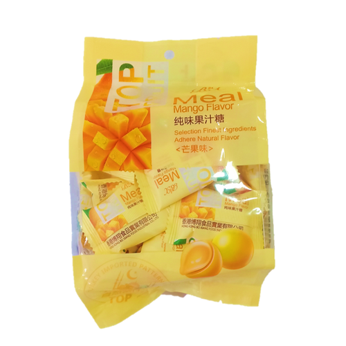 TOP FRUIT SOFT SWEETS PURE JUICE CANDY MANGO 탑 푸룻 젤리 망고