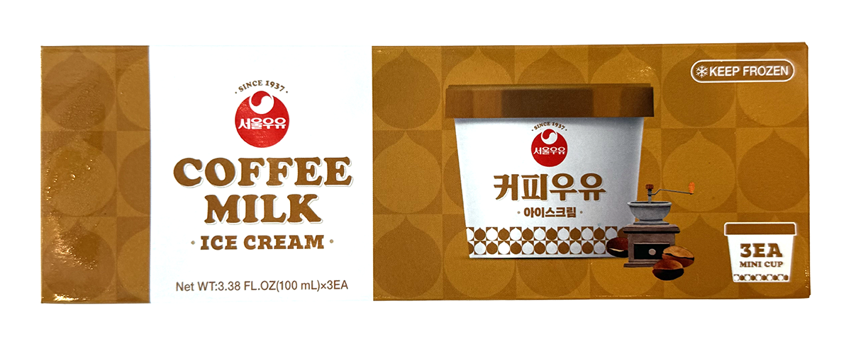 Seoul Milk Coffee Milk Ice Cream 3 Pack